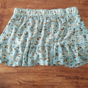 Sexy feminine floral skirt